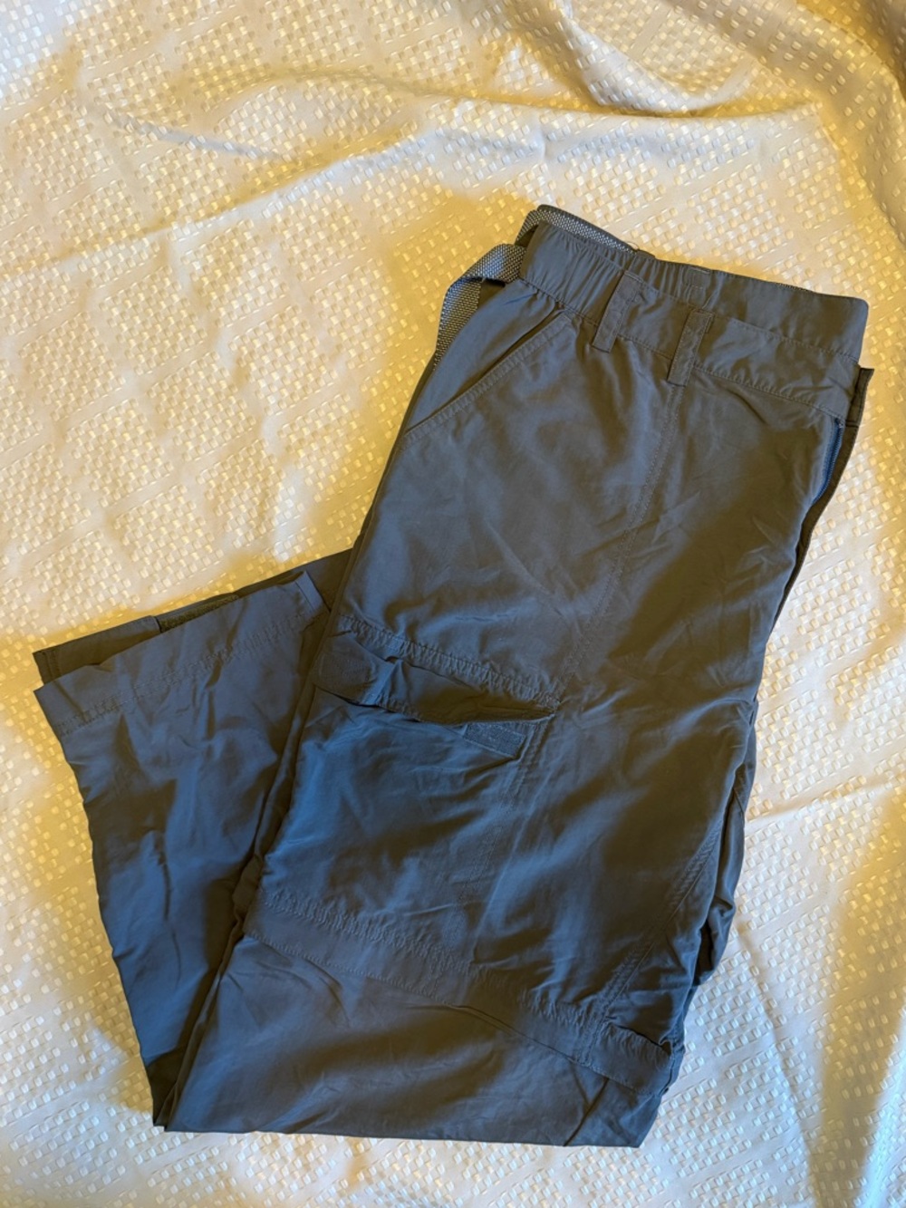 White Sierra Hiking Convertible pants XL 30” inseam